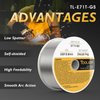 TOOLIOM E71T-GS .030" Diameter 2-Pound Spool Flux Core Self-shielded Carbon Steel Mig Welding Wire