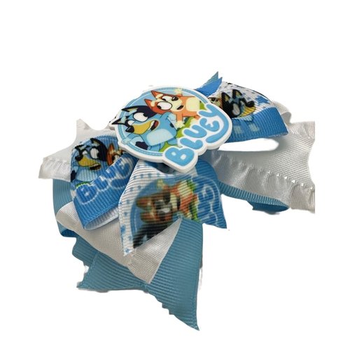 Blue Dog Inspired Girls Hair Bow by Inspired Bows