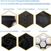 Elbow Pads, Basketball Shooter Sleeves, Collision Avoidance Hex Padded Elbow for Volleyball Football Baseball Cycling (Black Medium)