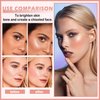 IONSGAKO 2PCS Pearl White Highlighter Makeup Palette Face Powder Highlighters Iluminadores De Maquillaje Shimmer Glitter Diamond Highlighter Contour Powder Makeup Palette