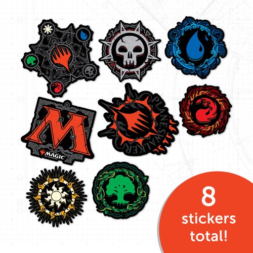 Desert Cactus Magic: The Gathering Stickers Vinyl Decal Laptop Water Bottle Car Scrapbook11.34x8.94 Decorations Birthday Favor Party Supplies (2-1)