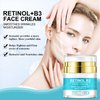 Retinol B3 Face Moisturizer for Women Facial Moisturizer Cream with Copper-Peptide for Skin Repair Smoothes Wrinkles Tightening and Firming Hydration,1.69 Fl Oz