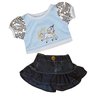 Unicorn Glitter Outfit Teddy Bear Clothes Outfit Fits Most 14" - 18" Build-a-Bear, Vermont Teddy Bears, and Make Your Own Stuffed Animals