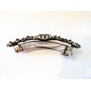 Generic Small blue crystal hair barrette clip bridal clip bridal barrette gothic hair