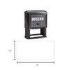 Infusion Self-Inking Custom Rubber Stamp (Personal or Business Use) - Choose from 16 Colors (1-1/2" x 3")