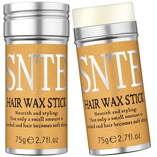 Samnyte Hair Wax Stick, 2PCS Wax Stick for Hair Slick Stick, Hair Wax Stick for Flyaways Hair Gel...