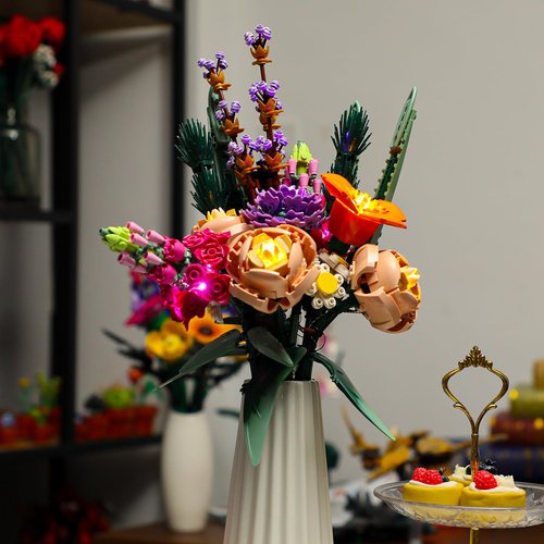 BRIKSMAX Led Light Kit for Lego-10280 Flower Bouquet - Compatible with Lego Icons Building Set- Not Include Lego Set