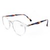 DOOViC Italy Design Fashion Reading Glasses for Women Men Stylish Clear Frames Readers with Case +2.50 Strength