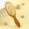 TAN MUJIANG Hair Brush Iroko Wood Scalp Massage YM