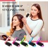 20 Pieces Travel Hair Brush Portable Folding Hair Brush with Mirror Mini Compact Hair Comb Collapsible Colorful Pocket Square Massage Brush for Family, School, Car, Bag