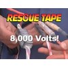 Rescue Tape, Self-Fusing Silicone Tape, Emergency Plumbing Pipe & Radiator Hose Repair, Electrical Insulation, Military Std, 1" x12', Black