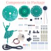 MIOYOOW Rotating Ballerina Soldering Practice Kit, RGB LED Ballet Girl Music Box DIY Soldering Project Kit with 3 Music, Learning Electronics Kit for School STEM Education and Desk Ornament
