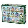 Cobble Hill 1000 Piece Puzzle - Seaside Cottages- Sample Poster Included
