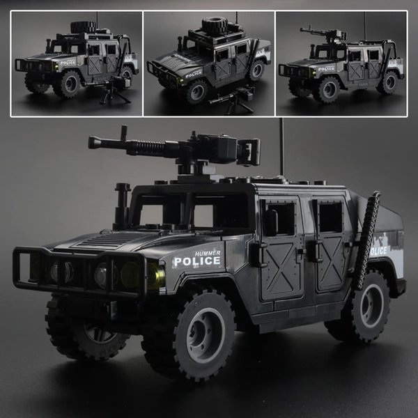 Ulanlan Military Vehicle Building Blocks Playsets, 4 in 1 Army Truck Building Kit Army Models Car Building Toys for Kids, Army Vehicles Toys for Boys