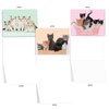 The Best Card Company - 20 Adorable Cat Greeting Cards (4 x 5.12 Inch) - Blank Assortment (10 Designs, 2 Each) - Litters Letters AM7058OCB-B2x10