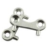 JCBIZ 2pcs Deck Fill Plate Key, 316 Stainless Steel Marine Boat Yacht Gas Water Fuel Tank Deck Fill Filler Spare Key Replacement Plate Tool