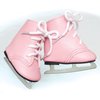 Sophia's 18" Doll Faux Pink Leather Ice Skates