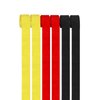 WOPARTY Black Red and Yellow Crepe Paper Streamers 1.8 Inch 6 Rolls Party Decorations,a roll of 82ft Per Volume for Mickey Mouse Birthday Party Decoration