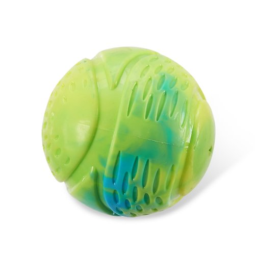 Petstages Grunt N' Punt Tennis Ball - Fetch Ball Dog Toy, Multi