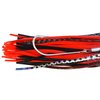 10" red and Black Rigged Slant Head Saltwater Fishing Lure