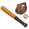 Dollhouse Baseball Bat Glove & Ball Miniature Games Accessory 1:12 Scale