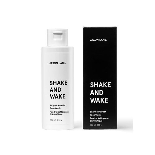JAXON LANE SHAKE AND WAKE Exfoliating Powder Face Wash w/Papaya Enzymes Powder, Aloe Vera, Vitamin C, Vitamin E, Niacinamide Serum, AHA | Anti Aging Deep Pore Cleanser & Acne Face Wash