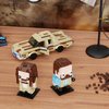 Great Lebowski Building Blocks Set with Car, Famous Crime Comedy Movies Figure Toy Models, Compatible with Lego, Suitable for Adults Fans Boys Kids, Aged 6+ (592PCS)