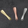 Hariendny 3 Pack Mini Metal Makeup Spatula Skin Care Cosmetic Spoon Reusable Applicator Tool Beauty Scoop Spatula for Face Mask Cream Lotions