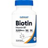Nutricost Biotin (10,000mcg) in Coconut Oil 150 Softgels - Gluten Free, Non-GMO