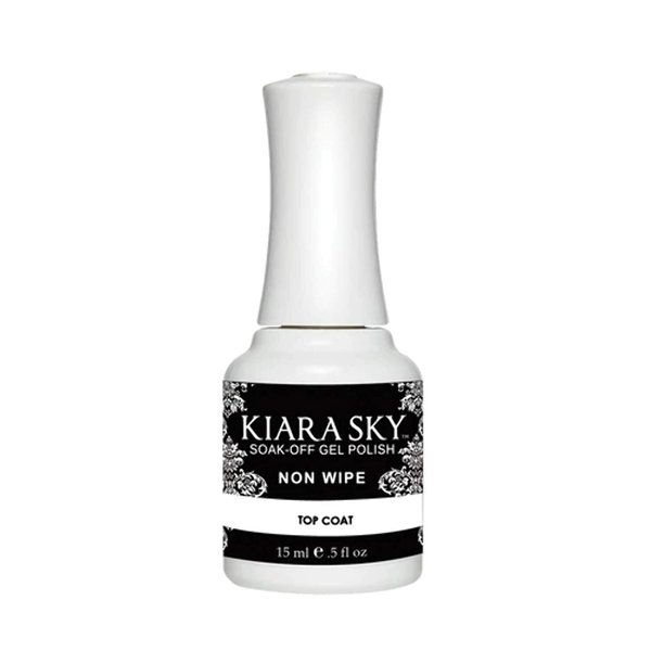Kiara Sky Professional Nails LED UV Soak off Gel Polish Non Wipe Top Coat