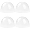 Baby Bottle Replacement Caps for Philips Avent Natural Bottles, Compatible Bottle Lid for Avent Natural Plastic and Glass Bottles, Soft and Safe PP, 4 Count