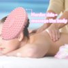3 Set of Multifunctional Silicone Body Scrubber Loofah Soft and Skin-Friendly-,Easy to Clean,Scalp Massage ，Durable and Hygienic - Suitable for Various People and Pets (1 Count Pink)