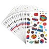 24pcs Halloween Craft Stickers for Kids, Waterproof Spider Web Spider Stickers Colorful Spider Themed Decal Halloween Label Stickers for Water Bottle Laptops Phone Case Luggage Guitar