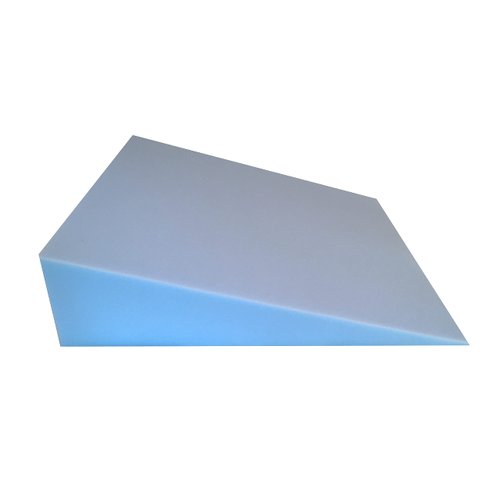 Stratiform Foam Wedge Pillow, 6 inch, for Sleeping, Acid Reflux, Snoring, Blue, Adult