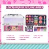 LOL Surprise! Townley Girl Train Case Cosmetic Makeup Set Includes Lip Gloss, Eye Shimmer, Nail Polish, Hair Accessories & more! for Kids Girls, Ages 3+ perfect for Parties, Sleepovers & Makeovers