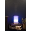 Elanze Designs Soft Glow Aromatic Frosted Glass 8 Colored LED Light Essential Oil Diffuser