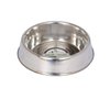 Iconic Pet 2 Pack of 4 Cup Stainless Steel Non Skid Pet Bowls for Dog or Cat with Raised Rim Dishwasher Safe Pet Food and Water Bowls - 32 Oz