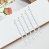 Gray Bobby Pins, METLUCK 200Pcs Gray Hair Pins Waves Bobby Pins Hair Accessories for Women, White Gray Hair (2.2inch/5.5cm)