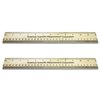 Trick Ruler for Size Enhancement Prank, 2-Piece Novelty Rulers, Makes Everything 33 Percent Bigger, Ideal for Gag Gifts, Office Pranks, Party Favors and More