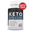 (2 Pack) Advanced Keto 1500 Keto Pills 1275MG New & Improved Formula Contains Apple Cider Vinegar Extra Virgin Olive Oil Powder Green Tea Leaf 120 Capsules