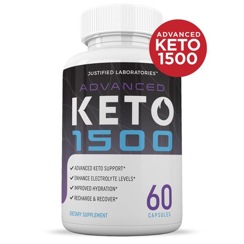 (2 Pack) Advanced Keto 1500 Keto Pills 1275MG New & Improved Formula Contains Apple Cider Vinegar Extra Virgin Olive Oil Powder Green Tea Leaf 120 Capsules