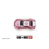 True Scale Miniatures Model Car Compatible with Nissan Skyline GT-R (R34) Kaido Racing Factory V1 Pink 1/64 Diecast Model Car Kaido House KHMG128
