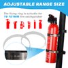 UTV Fire Extinguisher Mount Holder Quick Release Adjustable Fire Bracket for 1.75''-2'' Roll Bar Aluminum Compatible with UTV Polaris RZR Ranger Can-Am Maverick ATV