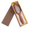 Breezelike Wood Hair Brush - Wooden Professional Detangling Massage Brush Handmade with Natural Red Sandalwood