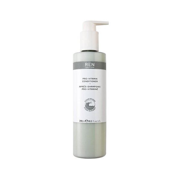REN Clean Skincare Pro-Vitamin Hair Conditioner - Deeply Hydrating, Silicone-Free Conditioner for Normal Hair, 10.2 Fl Oz
