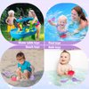 Bath Toys for Toddlers Age 1-3, 3 Pack Baby Bath Tub Swimming Pool Water Table Toys, Soft Mold Free Water Toys Fun Tactile Training Newborn Gifts