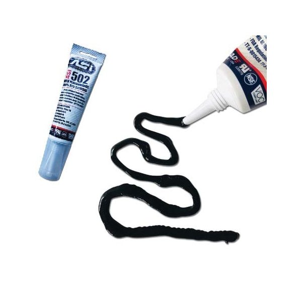 Silicone Sealant 100% RTV - 2.8 oz Squeeze Tube -Black-