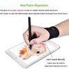OTraki 4 Pack Artist Gloves for Drawing Tablet Free Size with Two Fingers for Graphics Pad Painting Good for Right or Left Hand - 2.95 x 7.87 inch