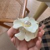 3 Pcs Flower Hair Claw Clips Big Flower Hair Jaw Clips Faux Pearl Hair Clamps Non Slip Hair Clips Accessories for Women Girls