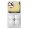 Fat Cat Foosball/Soccer Game Table Soccer Balls: 36 mm Regulation Size Foosballs, Solid White, 4 Pack